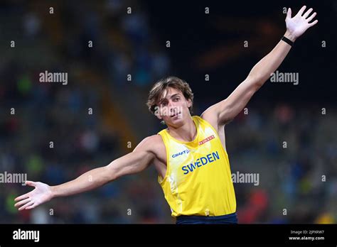 Armand Duplantis. Pole Vault Gold Medal. European Championships Munich ...