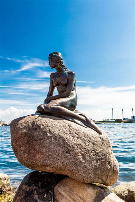 The Little Mermaid on the shores of Copenhagen. #Copenhagen #Denmark #Travel | Mermaid ...