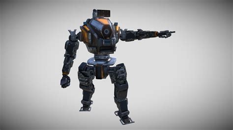 Titanfall 2 titan fan art - 3D model by conrothwell [e0beaa2] - Sketchfab