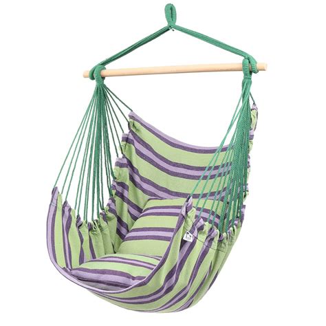 Oncloud Hanging Hammock Chair Porch Swing (Green) - WXF-02