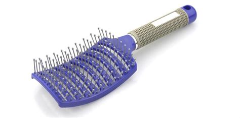 Professional Anti Static Hair Brush Curved Row Hair Comb Hairstyle ...