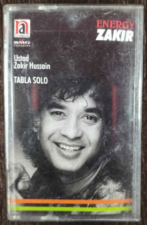 Ustad Zakir Hussain - Tabla Solo - Energy (2000) Pre-Owned Bmg Crescendo Audio Cassette