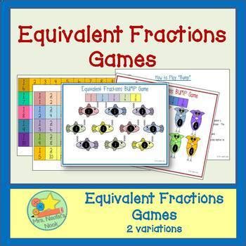 Equivalent Fractions Games by Sandra Naufal | Teachers Pay Teachers