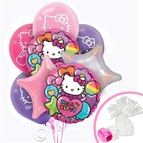 Hello Kitty Rainbow Balloon Bouquet - Walmart.com - Walmart.com