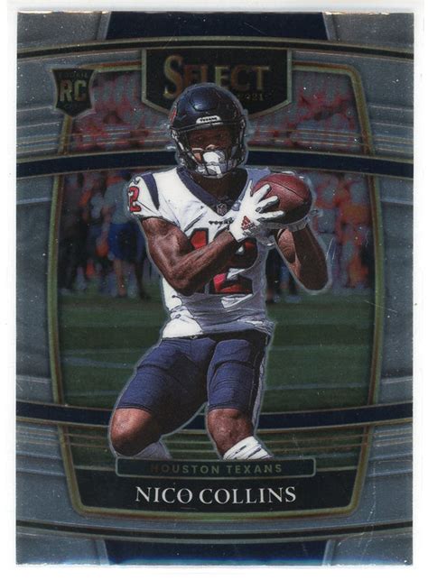 Nico Collins 2021 Panini Select Rookie Card #69 | Hollywood Collectibles