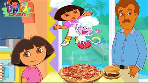 Dora the explorer Dora's Cooking in la Cucina. Games for kids Online Gameplay - YouTube