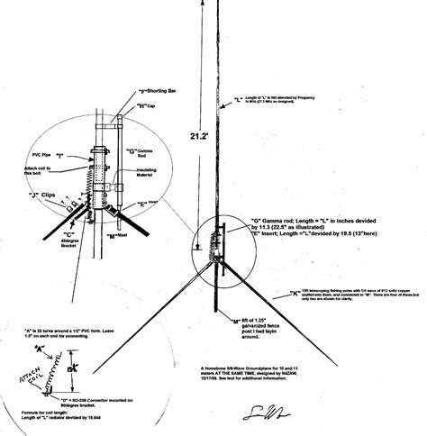 A Ground Plane antenna project for 10 meters band by N4ZAW. SWR is ...