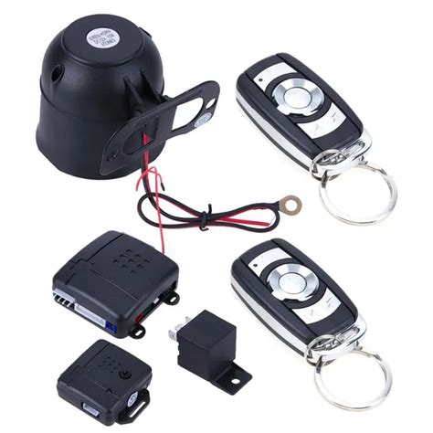 Car Vehicle Auto Burglar Alarm Protection Keyless Entry Security System With Remote Controllers ...