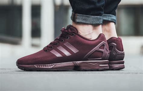 The adidas ZX Flux Returns In Maroon • KicksOnFire.com