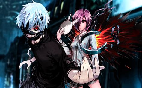 Kaneki and Touka from "Tokyo Ghoul." | Tokyo ghoul | Kaneki, Manga et Image manga