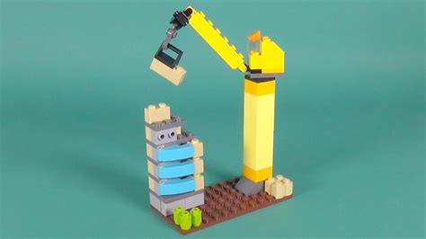 Lego Tower Crane Building Instructions - Lego Classic 10697 "How To" - YouTube