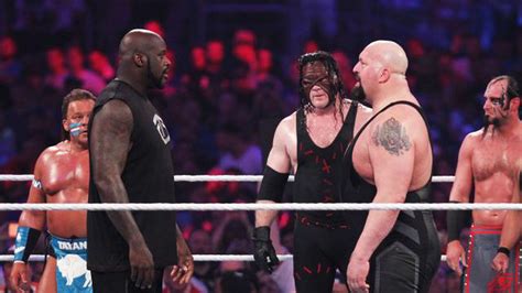 Shaq setting up a match against Big Show at WrestleMania 33 in Orlando ...