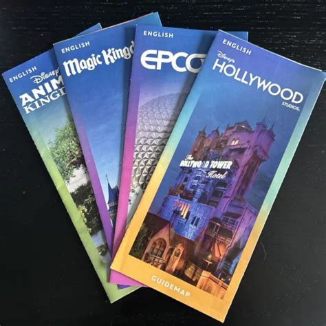 WALT DISNEY WORLD Park Maps 2023 Set of 4 Brand New EUR 3,51 - PicClick IT