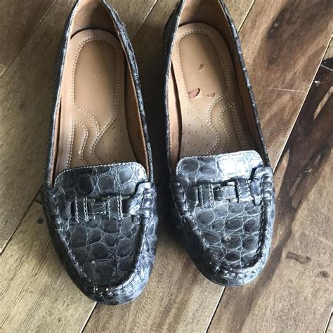 Naturalizer Croc Loafers 8.5W VGUC - Depop