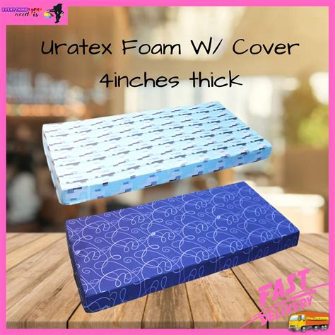 4INCHES URATEX FOAM WITH COVER / URATEX FOAM | Lazada PH