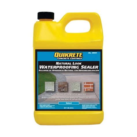 Quikrete 8800-05 1 gal Concrete Water Proof Sealer- pack of 4 - Walmart.com - Walmart.com