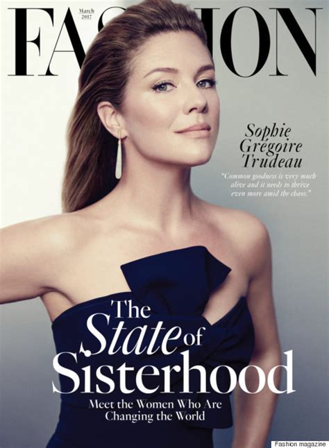 Sophie Grégoire est magnifique en couverture de Fashion magazine du mois de mars (PHOTOS)