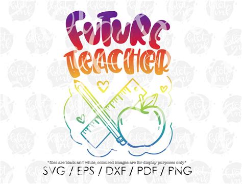 Future Teacher SVG Cute Kids Career Day T-shirt Teaching | Etsy Lettering Design, Hand Lettering ...