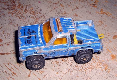 Vintage Toys Truck Majorette Blue Toy Truck 4 by TheBackShak