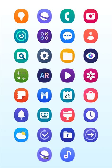 Here's a really nice OneUI 5 icon pack for people like me who still can't get the beta : r/oneui