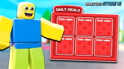 How To Make Daily Store UI... For Roblox Simulator Games (Photoshop ...