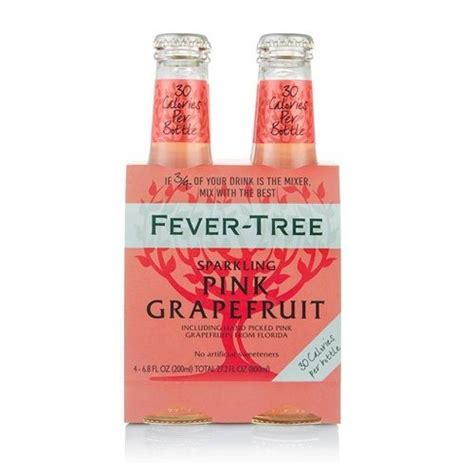 Fever-Tree Sparkling Pink Grapefruit Bottles - 4pk/6.8 fl oz | Bistro GoFood Marketplace