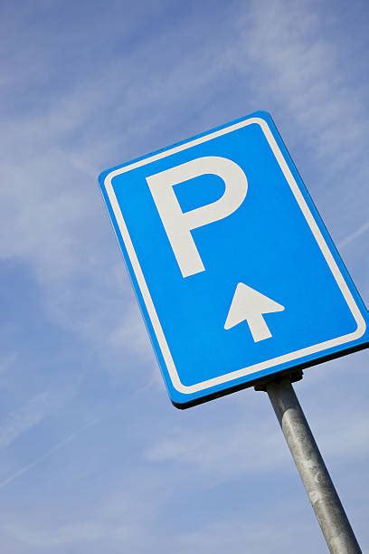 90+ Parking Sign Letter P Blue Arrow Sign Stock Photos, Pictures ...