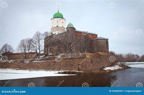 Vyborg Castle. Russia stock photo. Image of europe, facade - 24448230