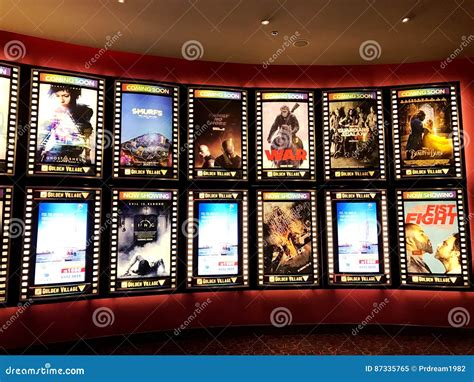 Coming Soon and Now Showing Movie Posters Editorial Image - Image of ...