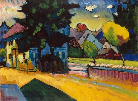 View of Murnau - Wassily Kandinsky | Endless Paintings