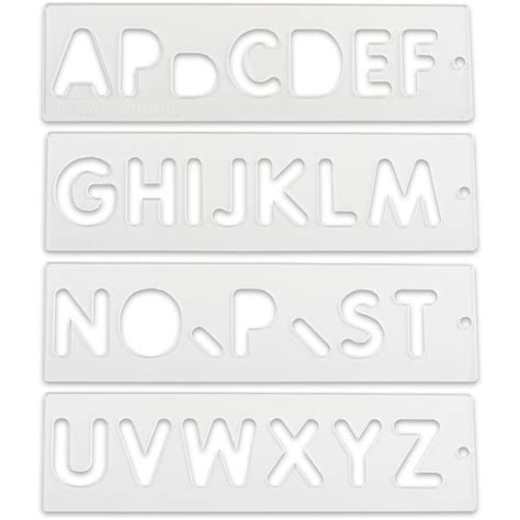 6 Inch Router Letter Templates