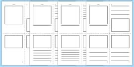 FREE! - KS2 Leaflet Template | Primary Resources - Twinkl