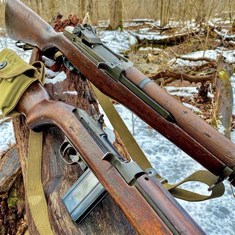 M1 Garand and Carbine. : r/GunPorn