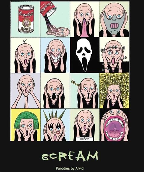 Scream - parodies of Edvard Munch's masterpiece! - Humor & Lønnsomhet