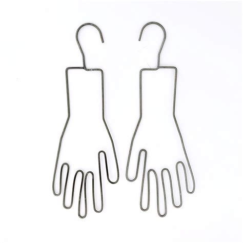 Wire Glove Shapers With Hanger Vintage Metal Glove Form Jewelry Storage ...