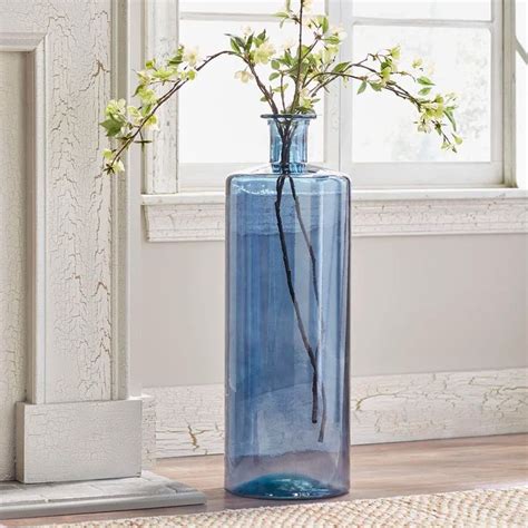 Breakwater Bay Recycled Glass Handmade Spanish Decorative Vase ...