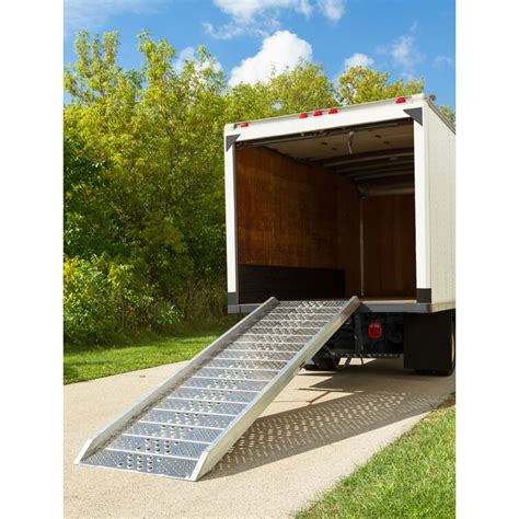 HD Ramps 40.5 In. W Aluminum Box Truck Walk Ramp For 12-36 In. Load ...