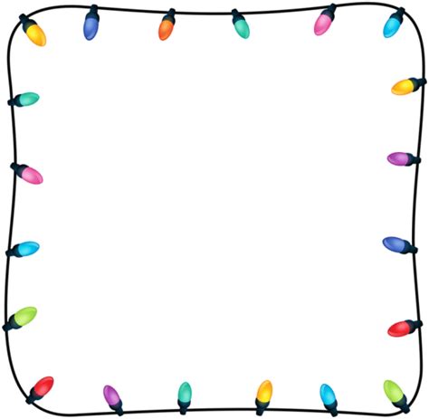 Download Free Png Christmas Lights Border Png Images Transparent ...