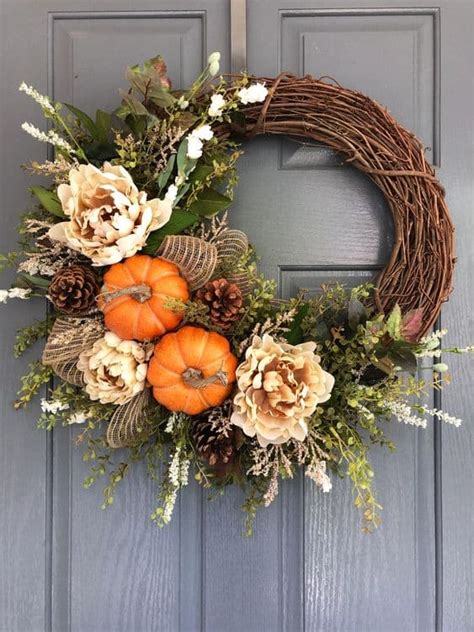 20 DIY Chic Thanksgiving Wreaths » Lady Decluttered