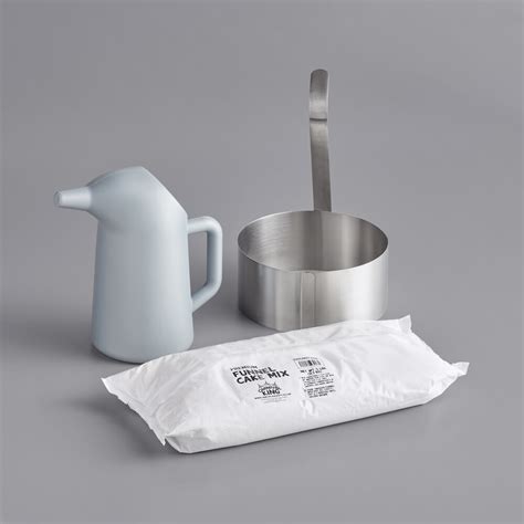 Carnival King Funnel Cake Kit with 8" Ring Mold, Pitcher, and Funnel Cake Mix