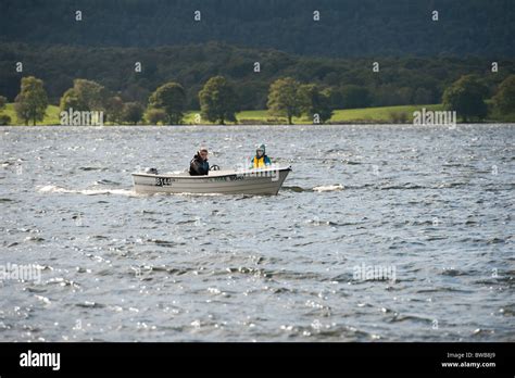 boat on lake windermere Stock Photo - Alamy