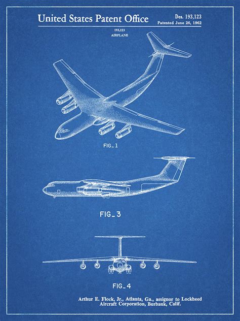 Pp944-blueprint Lockheed C-130 Hercules Airplane Patent Poster Digital ...