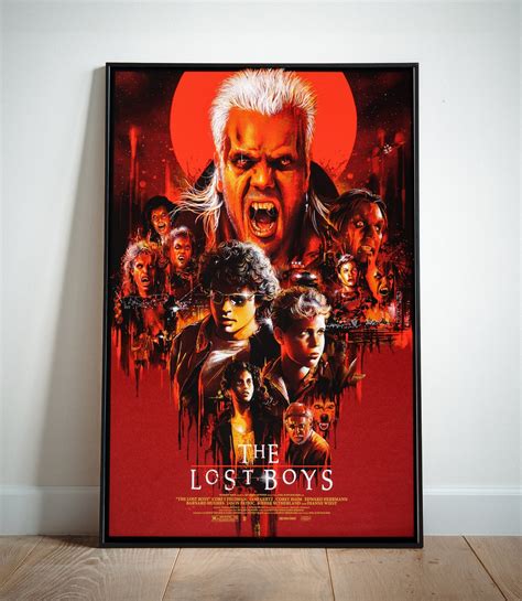 The Lost Boys Poster Movie Posters Canvas Wall Art High - Etsy