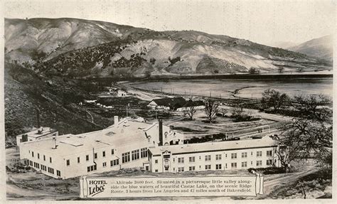 SCVHistory.com LW3255 | Lebec | Hilltop View of Hotel Lebec and ...