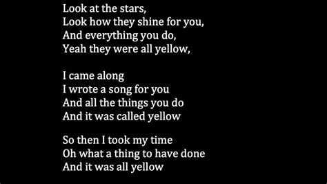 Coldplay - Yellow Meaning - YouTube