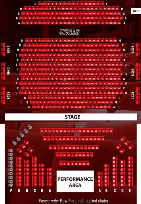 Lichfield Garrick | Seating Plan, view the seating chart for the ...