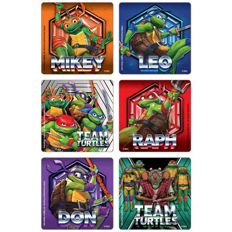 Teenage Mutant Ninja Turtles: Mutant Mayhem - Team Turtles Stickers