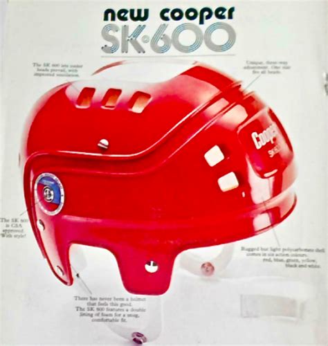 Cooper SK600 Hockey Helmet 1979 | HockeyGods