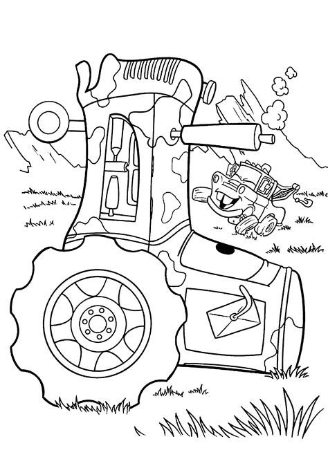 Frank The Combine Coloring Pages