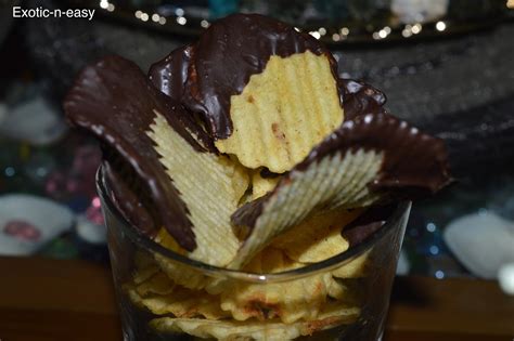 exotic-n-easy cooking: Chocolate Potato Chips